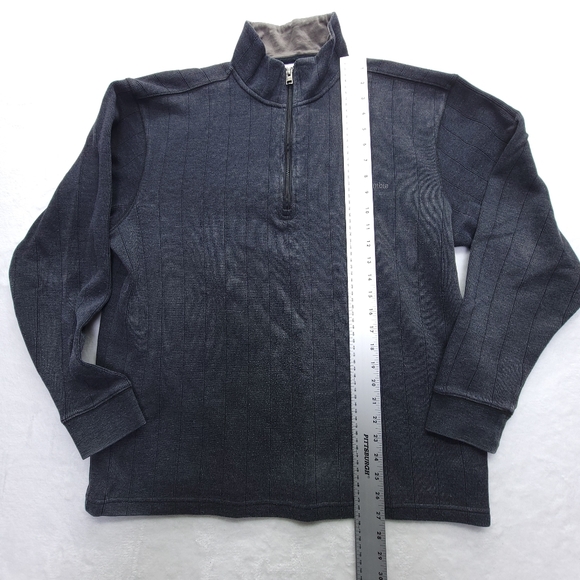 Columbia Sweatshirt Men's Fleece Half Zip Gray Sweater Pullover Size Large - Picture 3 of 9